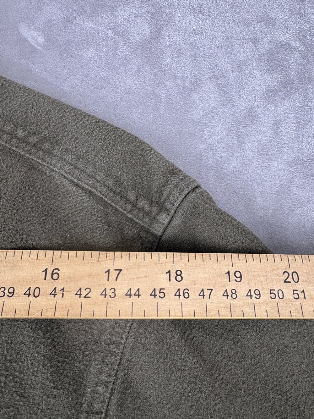 Woolrich Men's Olive Button-Down Shirt M - Picture 9 of 11